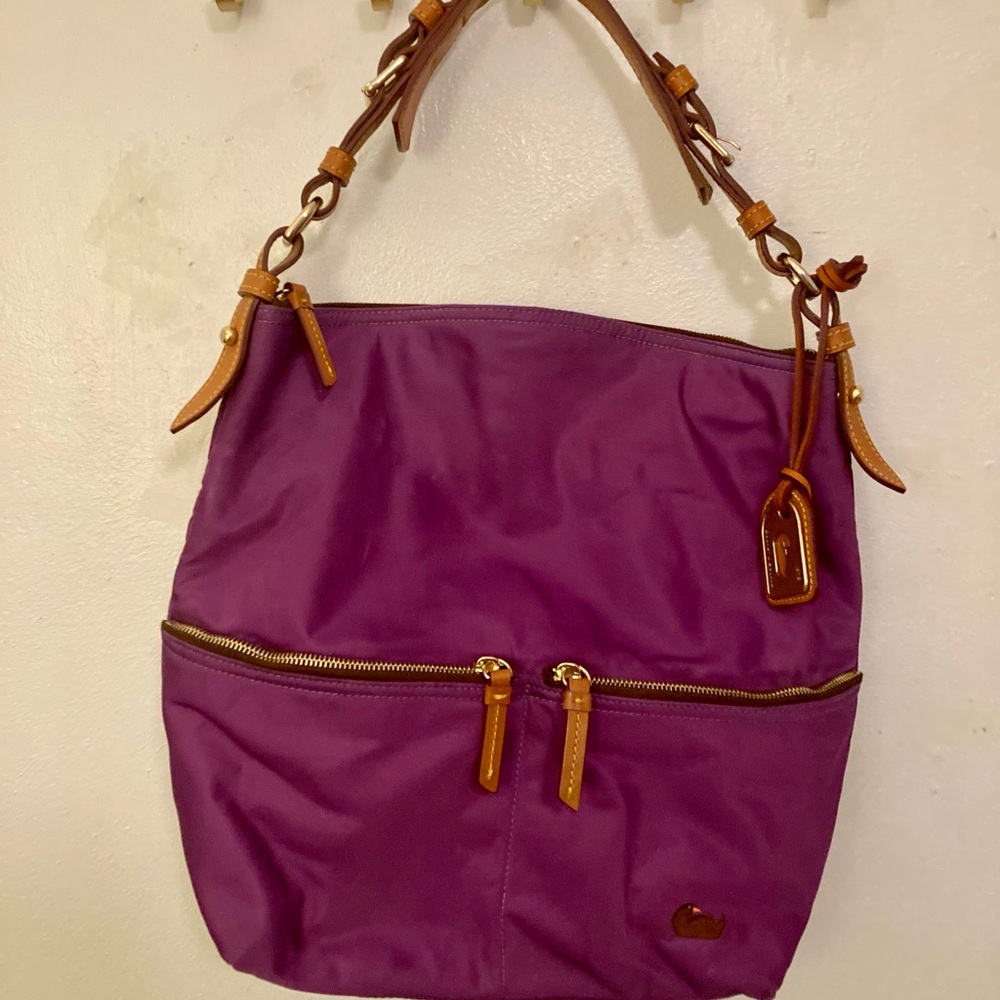 Dooney & Bourke Purple Nylon Purse